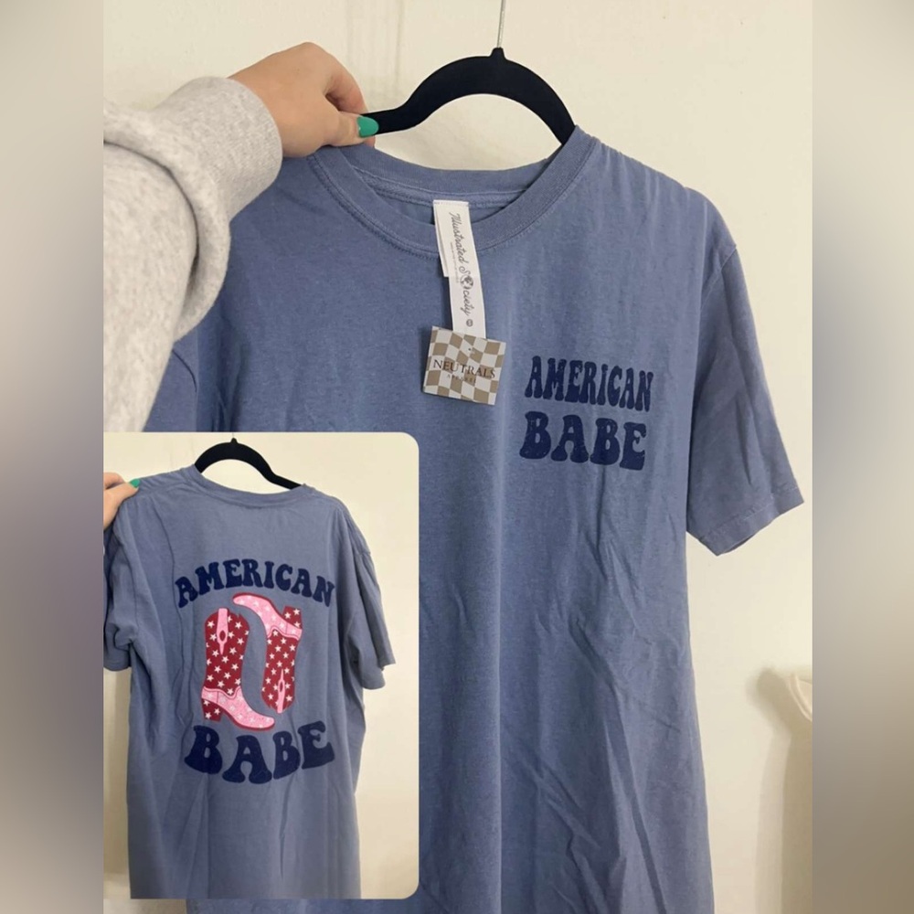 Neutrals Apparel “american babe” tshirt